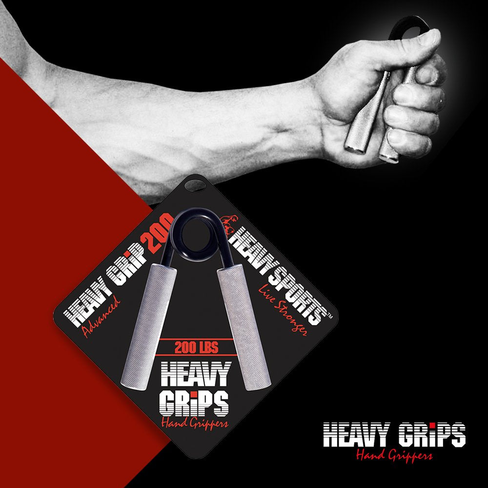 Heavy Grips - 300 Lbs Resistance - Gripper King - Grip Strengthener - Hand Exerciser - Hand Grippers For Beginners To Profession