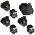 4 Pcs Football Helmet Clips, Football Visor Clips Helmet Screws Fasteners Football Helmet Accessories for Oakley Helmet Visor Qu