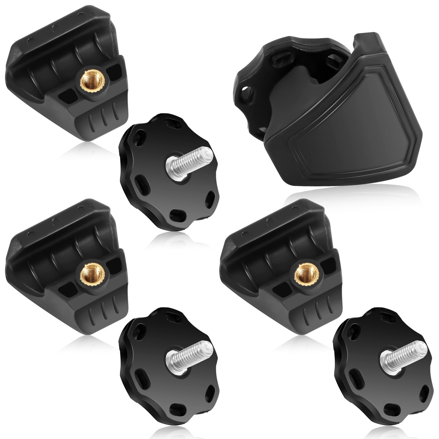 4 Pcs Football Helmet Clips, Football Visor Clips Helmet Screws Fasteners Football Helmet Accessories for Oakley Helmet Visor Qu