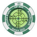 Slopemaster Progreen Reader - Golf Hat Clip Ball Marker With High Precision Green Reading Aid Golf Accessories For Men Women(Gre