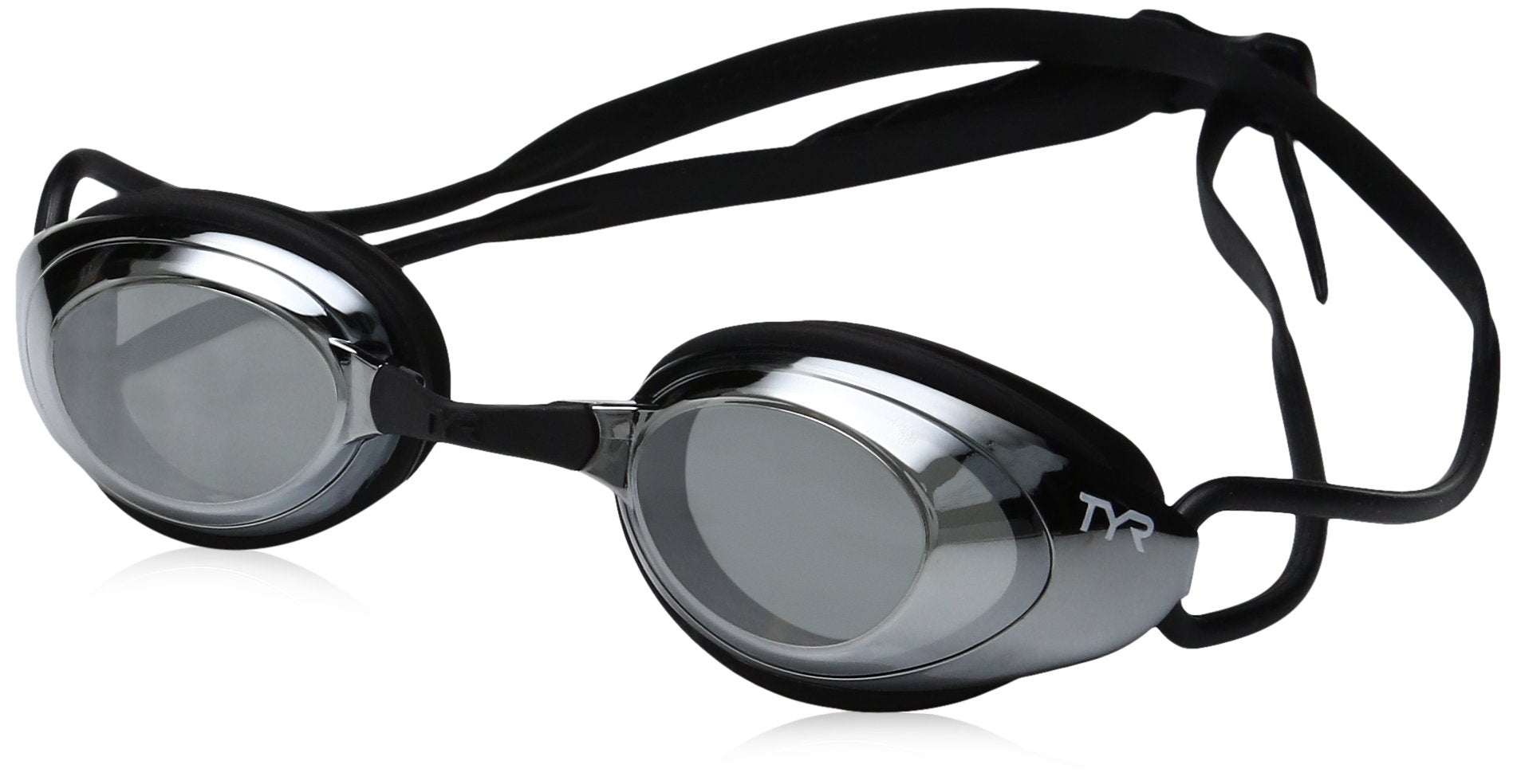 Tyr Blackhawk Racing Femme Mirrored Goggles, Silver/Black, One Size