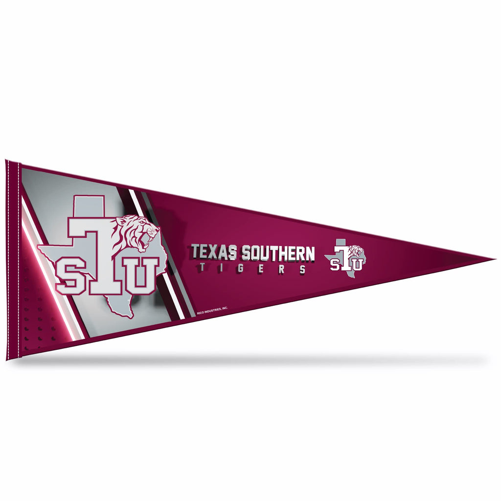 Rico Industries Ncaa Texas Southern Tigers Primary 12'' X 30'' Felt Wall D  Cor Pennant - Great For Home/Bed Room/Man Cave D  Co