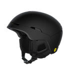 Poc, Obex Mips, Ski And Snowboard Helmet For All-Mountain Riding, Uranium Black Matt, Xss