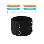Vishusju 1 Pair Thigh Strap Neoprene Padded Fitness Legs Cuff Adjustable Strength Training Accessories Speed Exercise For Taekwo