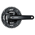 Shimano Altus Fc-M371 Crankset - 170Mm, 9-Speed, 48/36/26T, Riveted, Square Taper Jis Spindle Interface, Black
