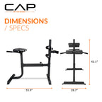 CAP Strength Roman Chair, Black