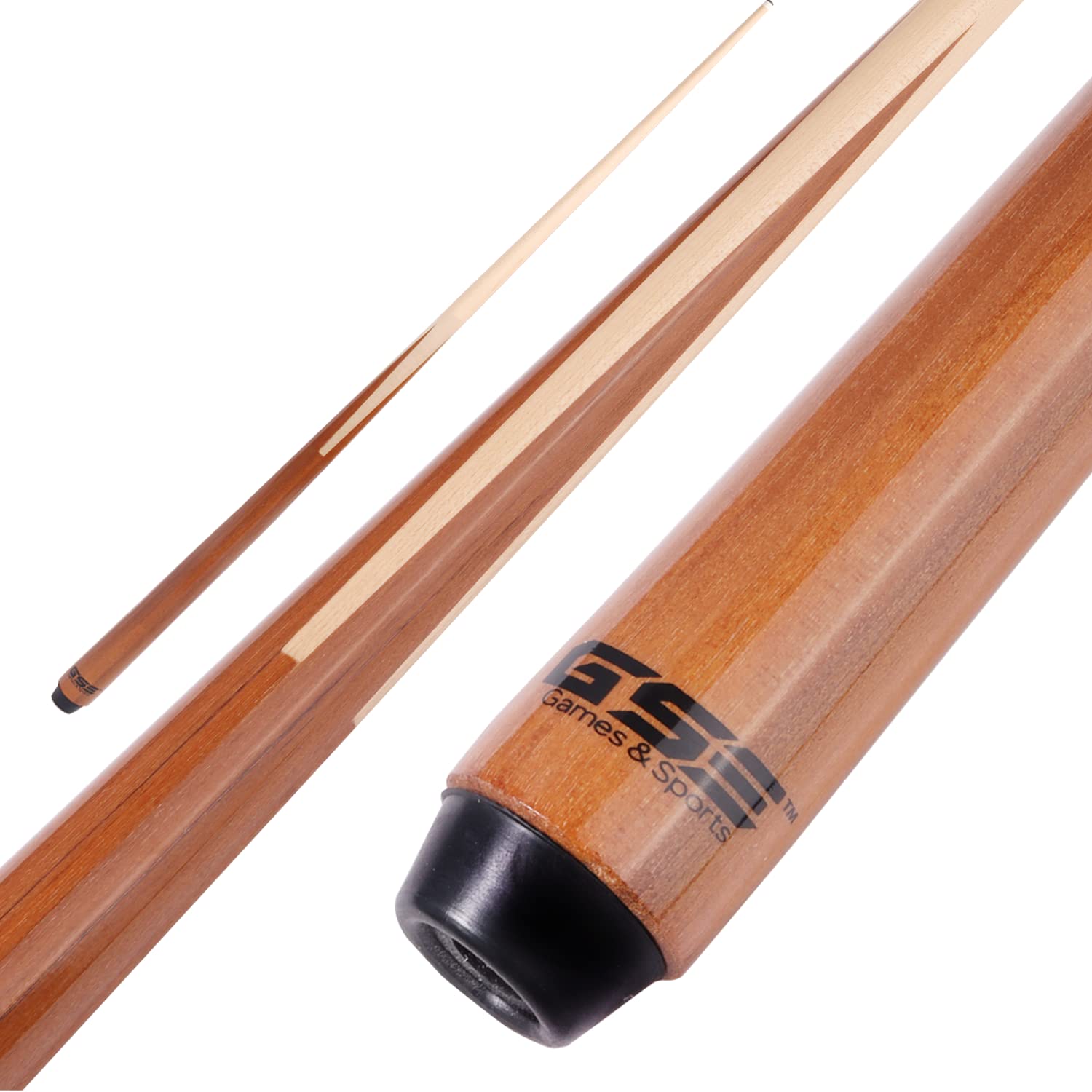 Gse 36'' 1-Piece Canadian Maple Shorty Billiard Pool Cue Sticks, Hardwood Billiard House Bar Pool Cue (36-Inch)
