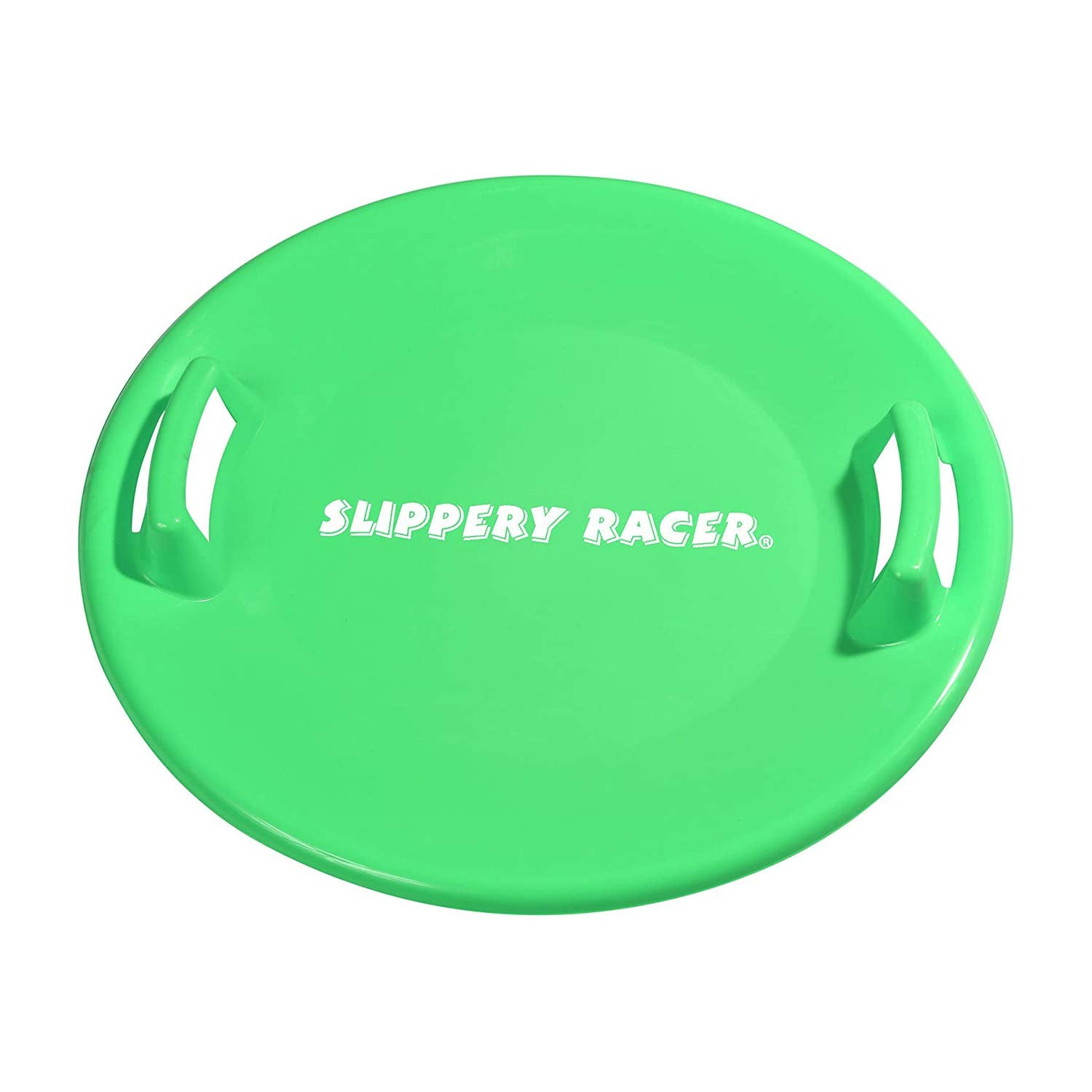 Slippery Racer Heavy-Duty Cold Weather Downhill Pro Adults And Kids Plastic Outdoor Winter Saucer Disc Snow Sleds With Handles,