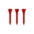Izzo Golf Wood Golf Tees, 1.75 Inch, Red (Pack Of 200)
