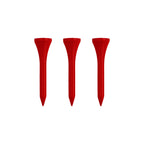 Izzo Golf Wood Golf Tees, 1.75 Inch, Red (Pack Of 200)