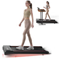 Walking Pad With Auto Incline, Under Desk Folding Treadmill With Remote Control And Led Display For Home Office, 3Hp Portable Wa