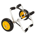 Bonnlo Universal Kayak Carrier - Trolley For Carrying Kayaks, Canoes, Paddleboards, Float Mats, And Jon Boats - Inflation-Free S