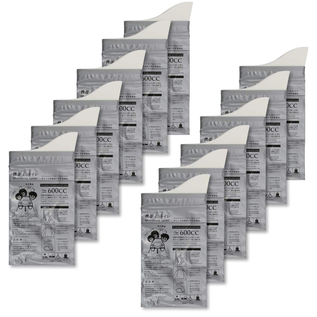Coolrunner Disposable Urine Bags,12 Pack Camping Pee Bags, Disposable Urinals Vomit Bags For Travel Urinal Toilet Traffic Jam Em