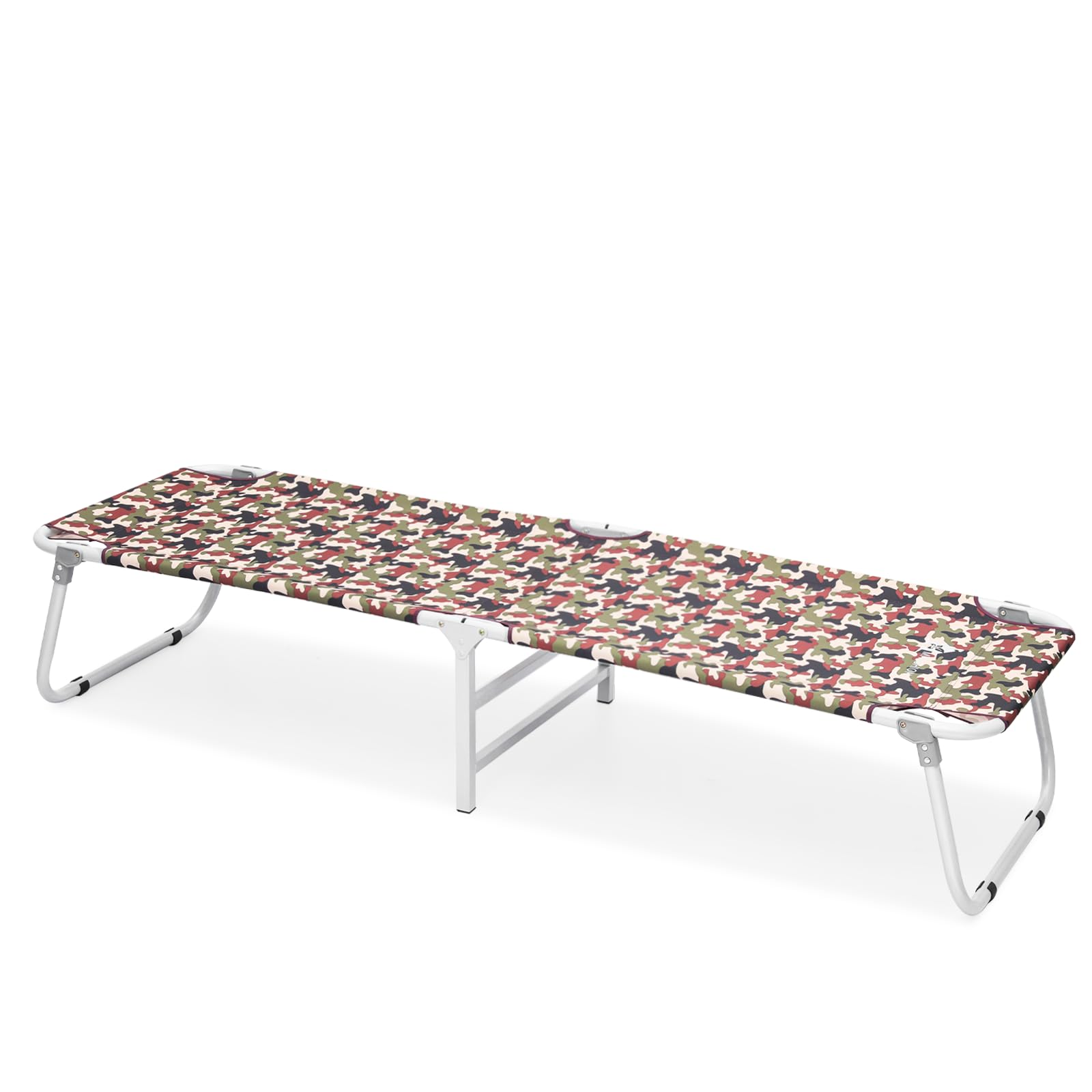 Magshion 72 Folding Camping Cot for Adults, Lightweight Portable Military Camping Bed with Dust Cover, Easy Set Up Guest Bed for