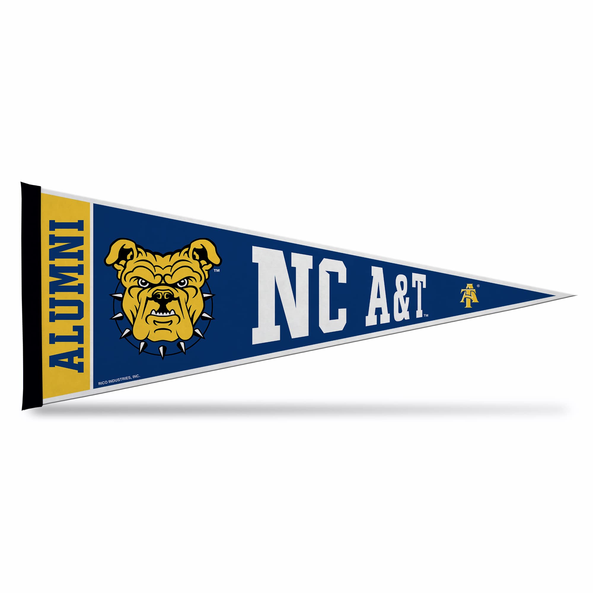 Rico Industries Ncaa North Carolina A&T Aggies Alumni 12'' X 30'' Felt Wall D  Cor Pennant - Great For Home/Bed Room/Man Cave D