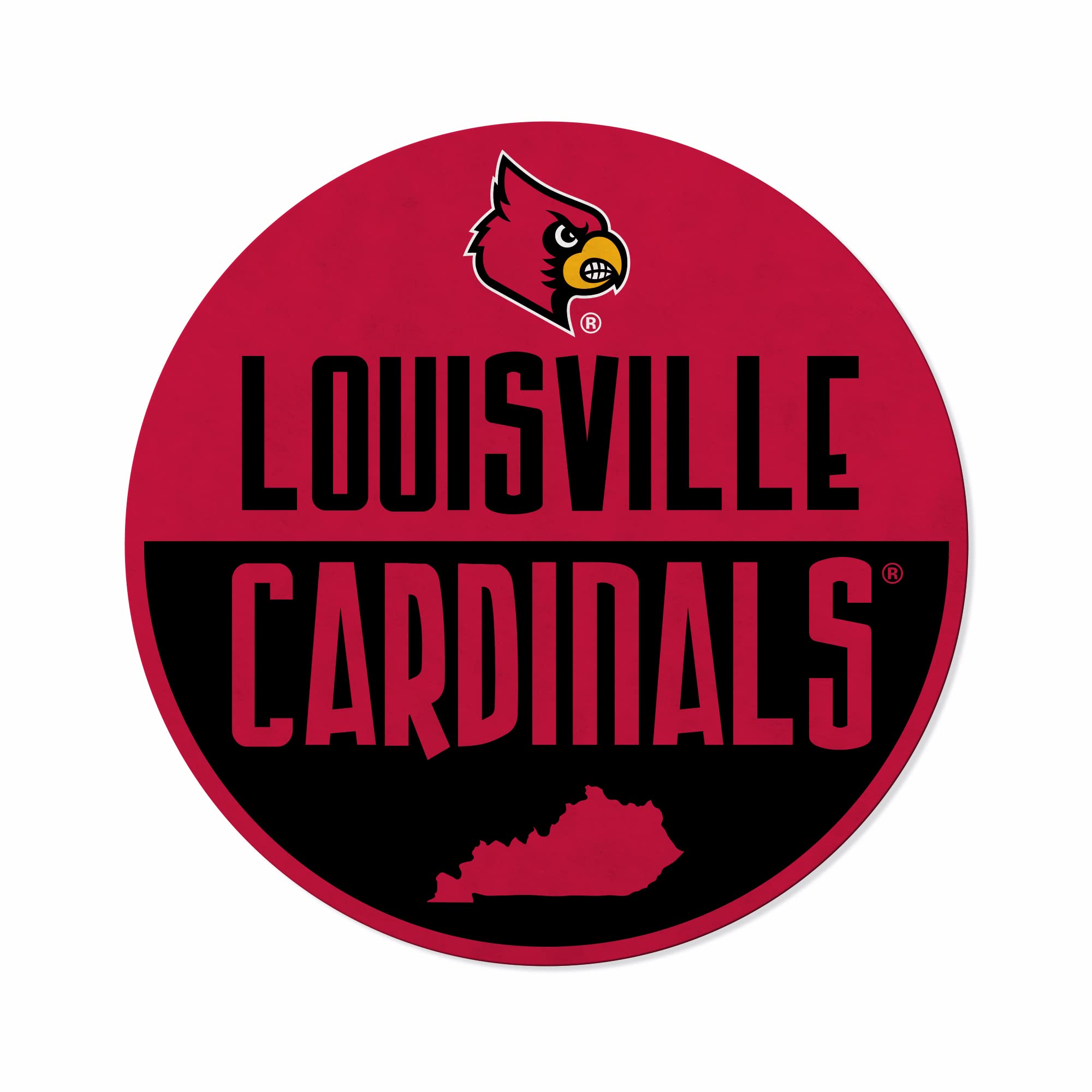 Rico Industries Ncaa Louisville Cardinals Classic Shape Cut Pennant - Home And Living Room D  Cor - Soft Felt Ez To Hang