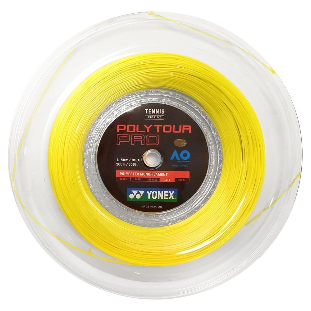 Yonex Poly Tour Pro (16L-1.25) String Reel (Yellow)