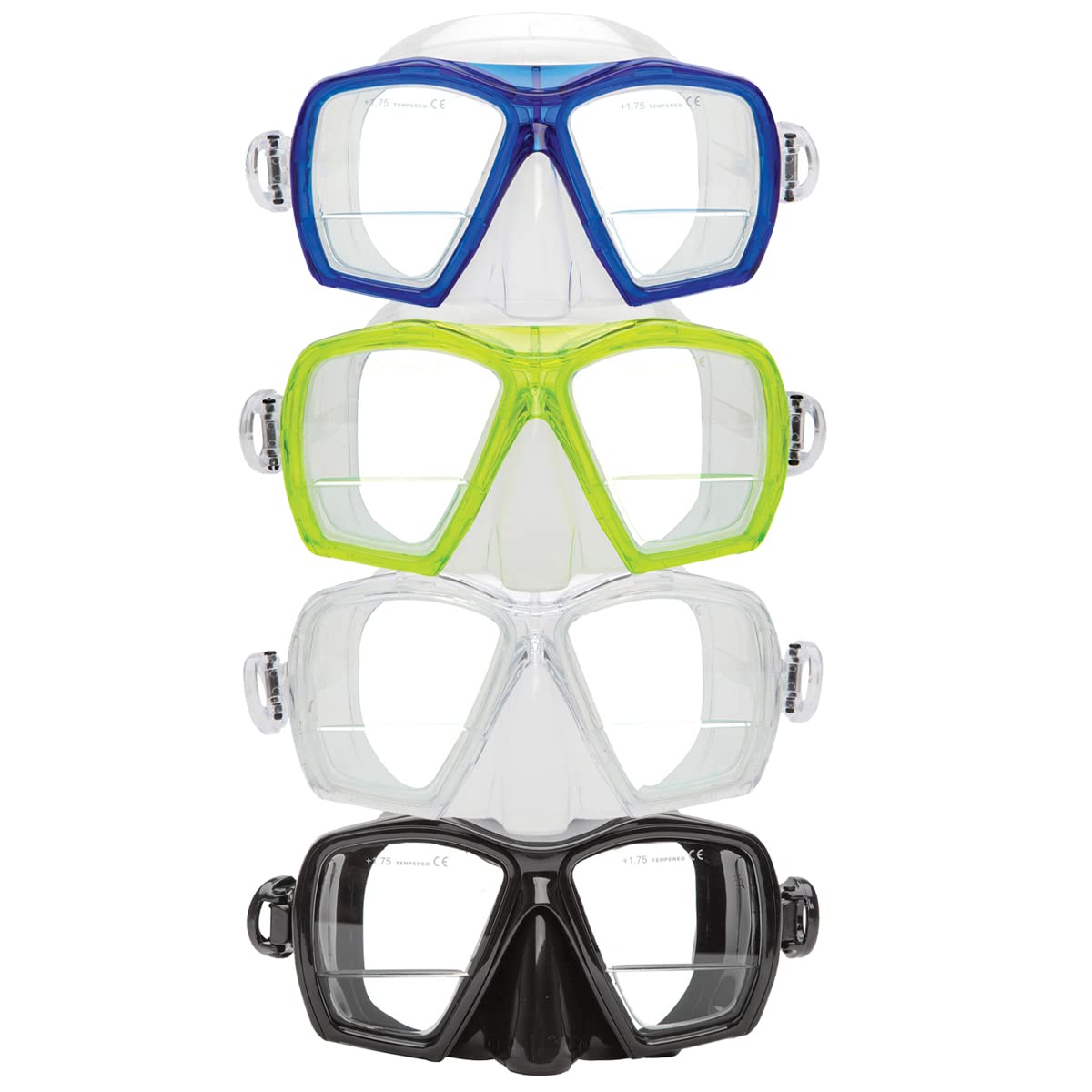 Xs Scuba Gauge Reader Mask - Black Silicone
