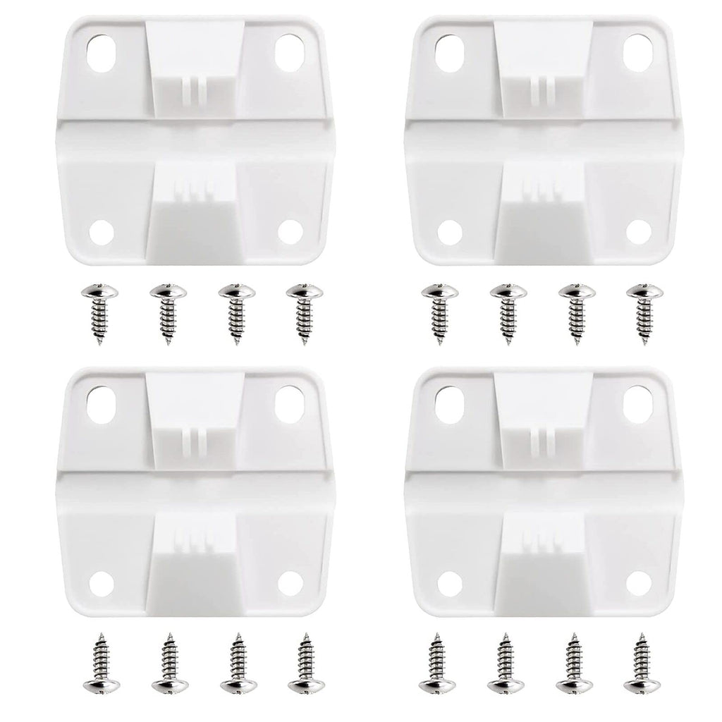 Cooler Replacement Plastic Hinges & Screws Set Compatible With Coleman Coolers  4 Pack