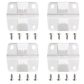 Cooler Replacement Plastic Hinges & Screws Set Compatible With Coleman Coolers  4 Pack