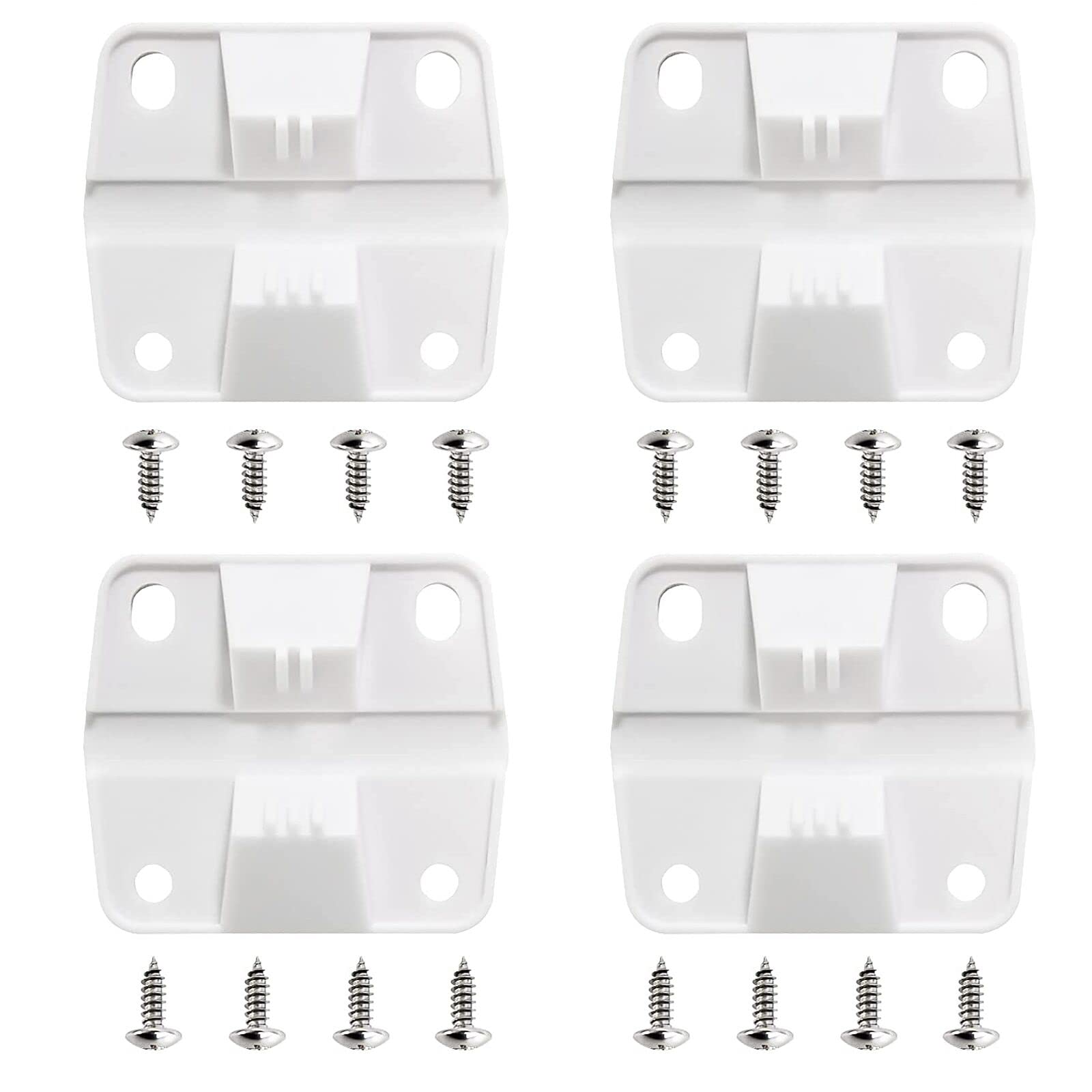 Cooler Replacement Plastic Hinges & Screws Set Compatible With Coleman Coolers  4 Pack