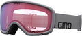Giro Ringo Ski Goggles - Snowboard Goggles for Men, Women & Youth - Grey Wordmark Strap with VIVID Infrared Lens