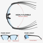 xaegistac Shooting Glasses with Case Anti Fog Hunting Safety Glasses for Adults