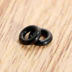 Dophee 100Pcs Stems/Flights Darts Tip Rubber O Ring Black Gasket Grip Washer Grommets