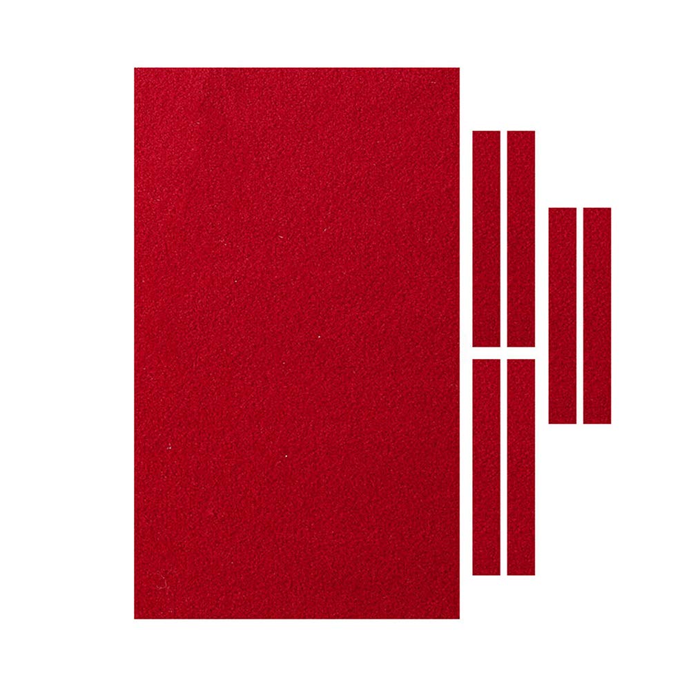 Osierr6 Professional 9 Ft Pool Table Felt + 6 Felt Strips, Billiard Snooker Cloth Felt For 9 Foot Pool Table Cloth Accessories (