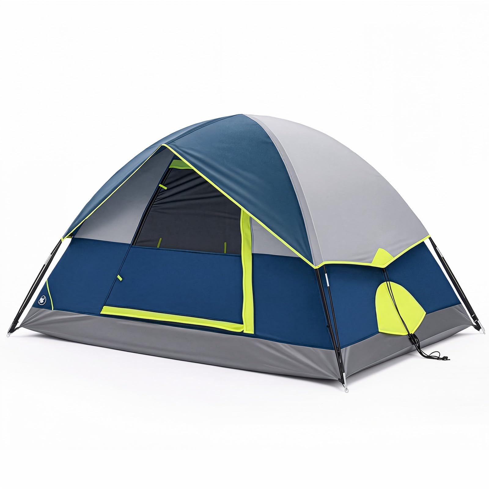 OLIXIS Camping Tent 4 Person, Waterproof Windproof Dome Tent with Multi-Directional Ventilation, Quick 5 Min Setup for Family Ou