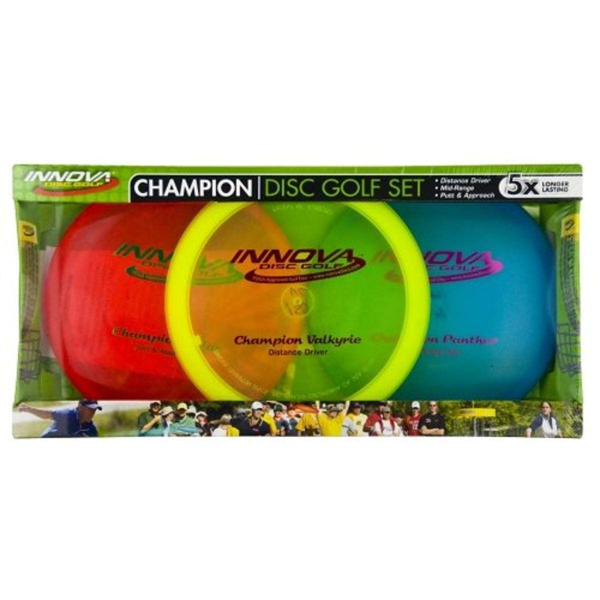 Innova Champion Disc Golf Set ?- Driver, Mid-Range & Putter, 150 Grams Each, Colors May Vary (3 Pack), Colors Vary, Icd-1