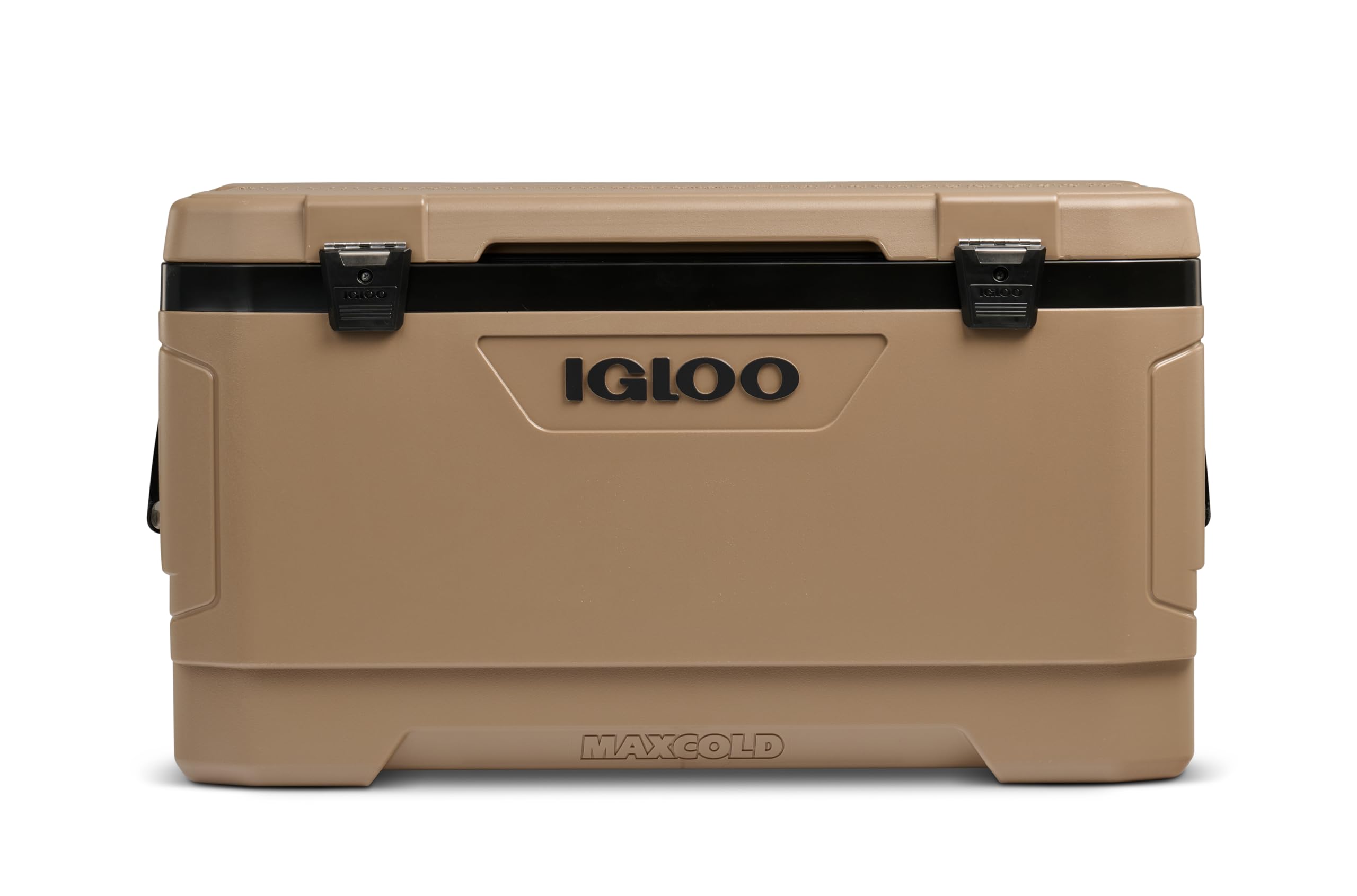 Igloo Maxcold Latitude 100Qt Cooler | Insulated Hard Shell Ice Chest | Canyon Brown