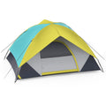 Zyerch 6 Person Camping Tent, Outdoor Family Tent with Removable Rainfly for Backpacking, Hiking, Windproof and Waterproof Dome 