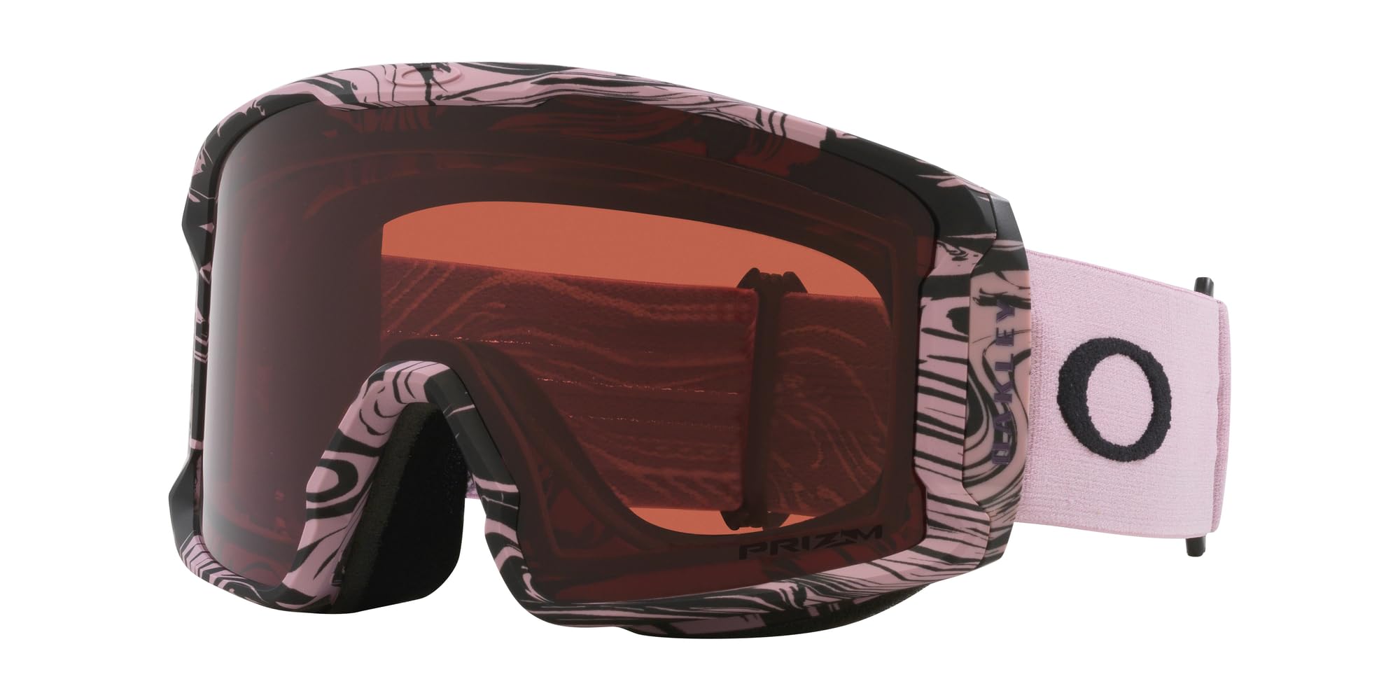 Oakley Line Miner Large Toadstool Swirl wPrizm Garnet Snow Goggle