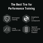 Vittoria Zaffiro Pro G2.0 Road Bike Tires Set With Inner Tubes - Includes 2 Zaffiro Pro Tires (700X25C) Plus 2 Standard Tubes (7