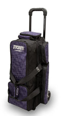 Storm 3 Ball Rolling Thunder Bowling Bag- Abstract Purple/Black