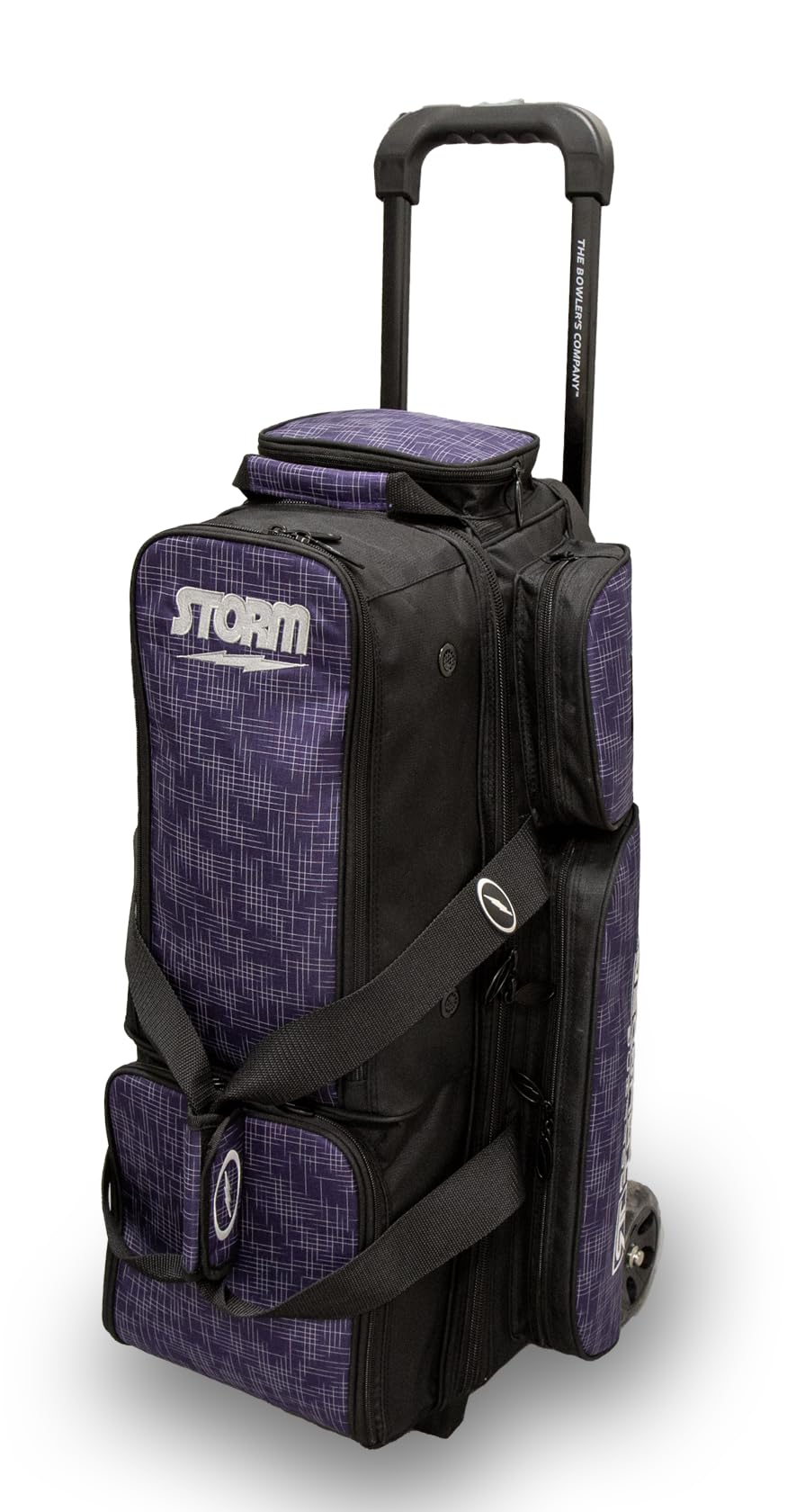 Storm 3 Ball Rolling Thunder Bowling Bag- Abstract Purple/Black