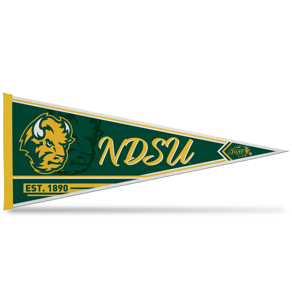 Rico Industries Ncaa North Dakota State Bisons Classic 12'' X 30'' Felt Wall D  Cor Pennant - Great For Home/Bed Room/Man Cave D