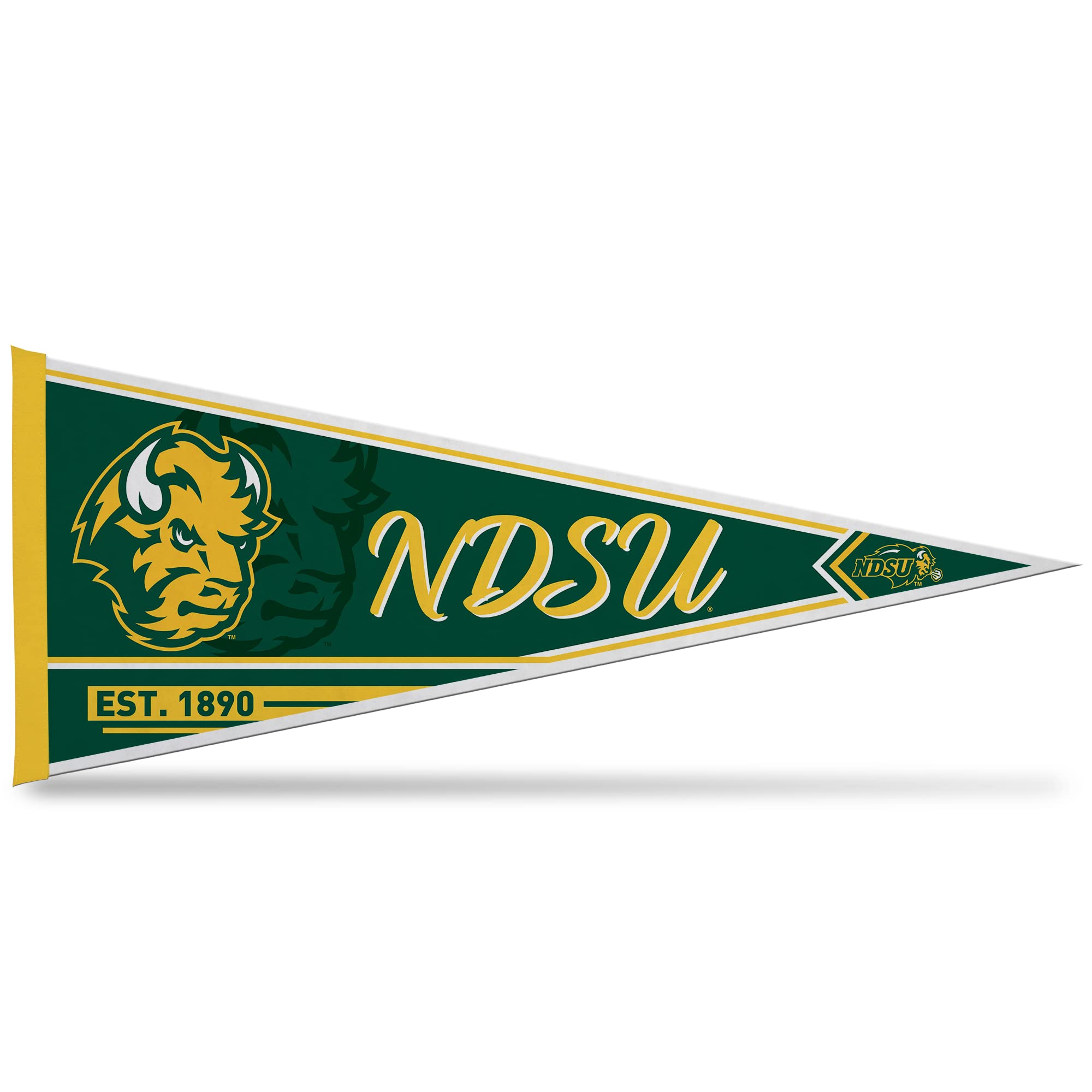 Rico Industries Ncaa North Dakota State Bisons Classic 12'' X 30'' Felt Wall D  Cor Pennant - Great For Home/Bed Room/Man Cave D