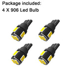 Shangyaun 906 Led Bulbs T10 Wedge Base Marine Boat Light Bulb Fit Stern Light Anchor Light Navigation Lights All-Round Light Mas