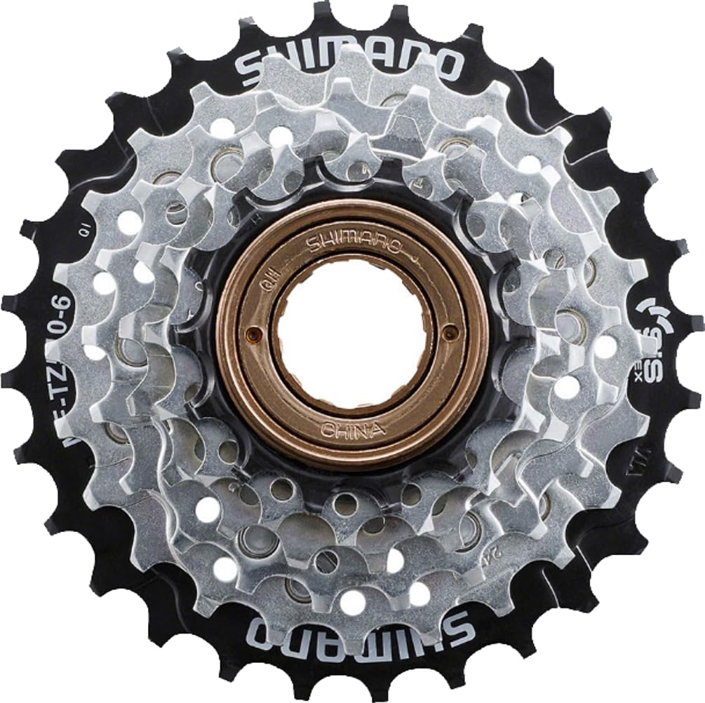 Shimano 6-Speed Bicycle Freewheel Replacement Cluster - Mf-Tz510-14-28 - Emftz5106428Cp