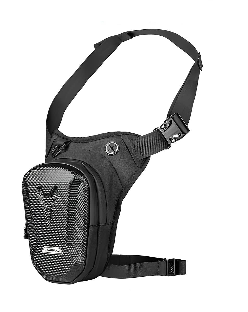 Optifit Thigh Bag For Bikers, Waist Bag Waterproof And Large Capacity Eva Tactical Bag, Multi Function Outdoor Sports Leg Bag Fo