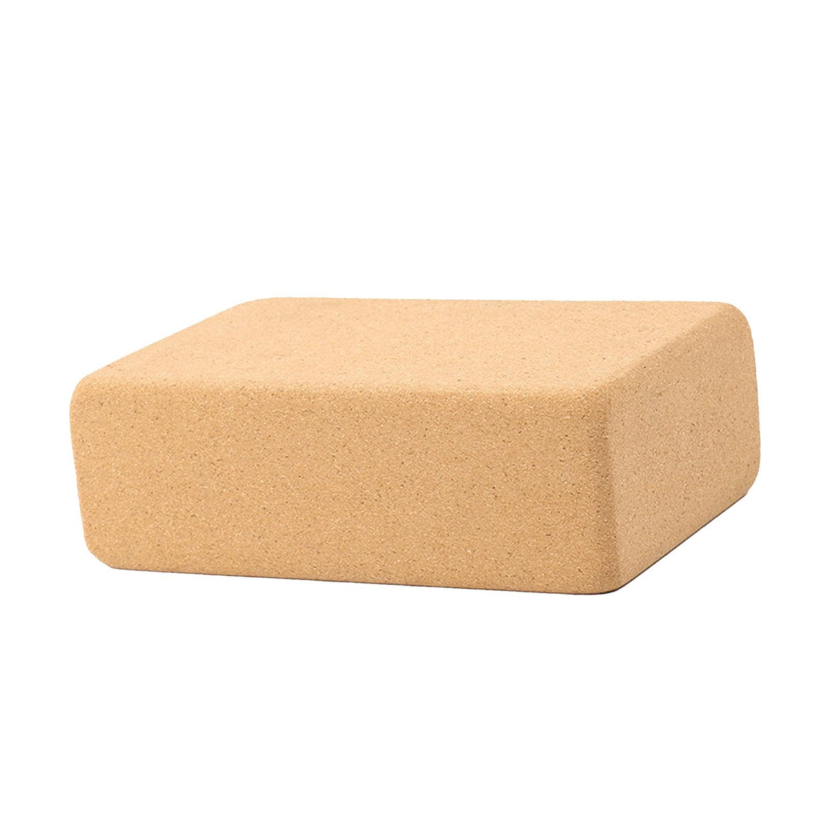 MYADDICTION Cork Yoga Block Portable Yoga Accessory for Deepen Stretches Fitness Pilates Style A