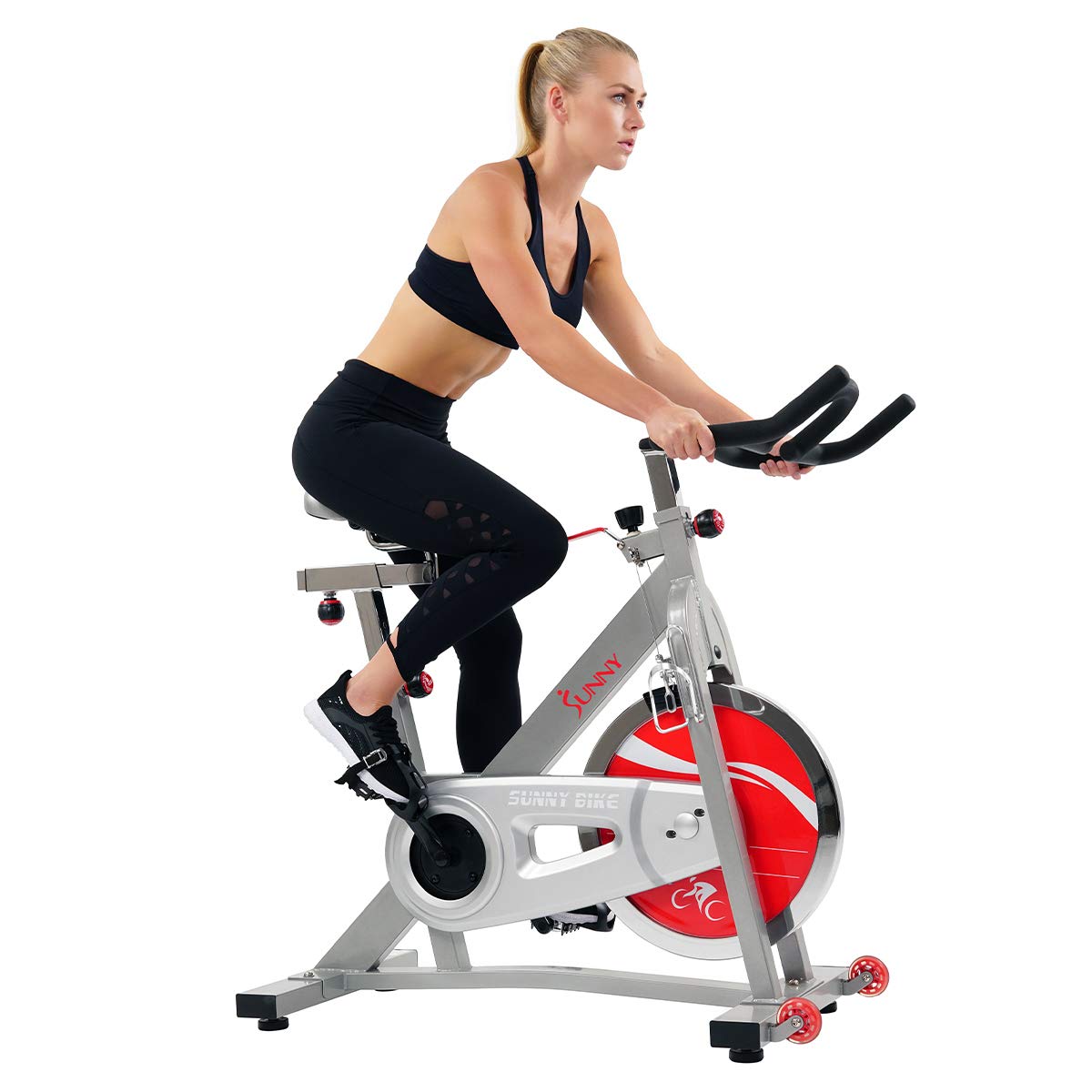 Sunny Health & Fitness Belt Drive Pro Indoor Cycling Bike - Sf-B901B