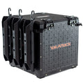 YakAttack BlackPak Pro Kayak Fishing Crate - Includes 3 Attachable Fishing Rod Holders, 13 x 13 - Black | Kayak Fishing Accessor