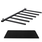 Neorexon Surfboard Rack Wall Mount 6 Arms, Surfboard Rack For Wall With Rubber Mat, Vertical Paddle Board Storage Holds 6 Boards