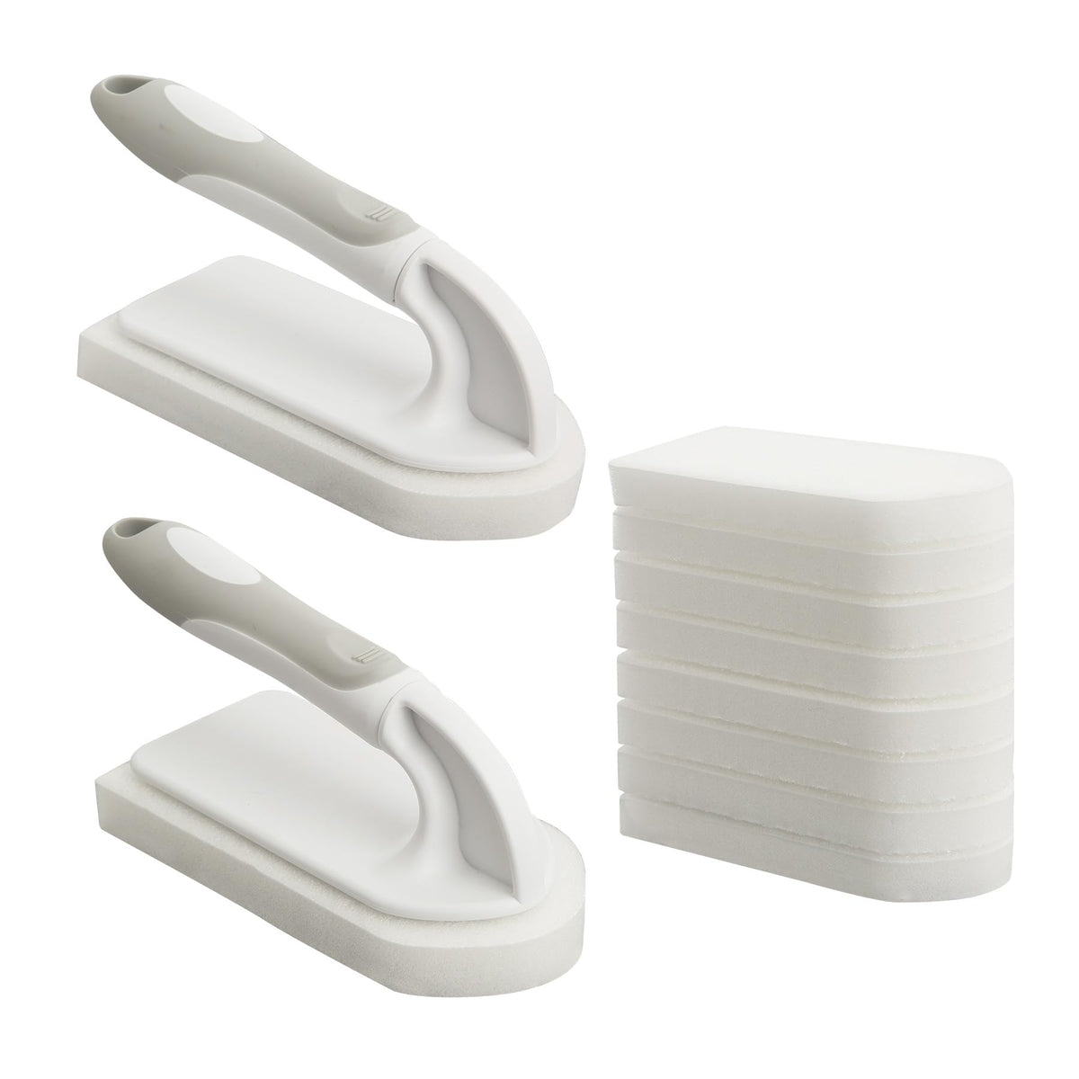 Yocada Handheld Cleaning Scrub Brush Set 2 Pack