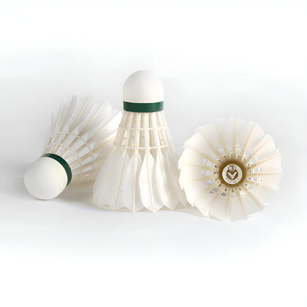 Victor Badminton Shuttlecocks Feather 12-Pack, Shuttlecock Birdies Durable Sports Training Badminton Balls For Indoor Outdoor, G