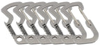 Branded Boards Bushcraft Key Chain Bottle Opener Carabiner Snap Clip Hooks Hiking, Backpacking, Camping, Hunting, Fishing, Bikin