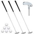 Wettarn 3 Sets Golf Putter Two Ways for Men Women Kids Club with 6 Practice Golf Balls for Left or Right Handed Golfers Indoor O